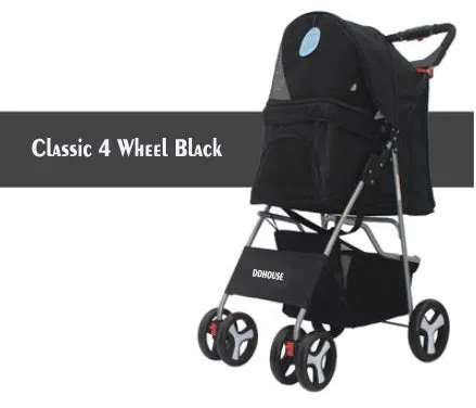 Classic Design 4 Wheel Pet Pram Pet Stroller