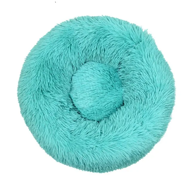 Dog Bed Super Soft Round Warm Plush
