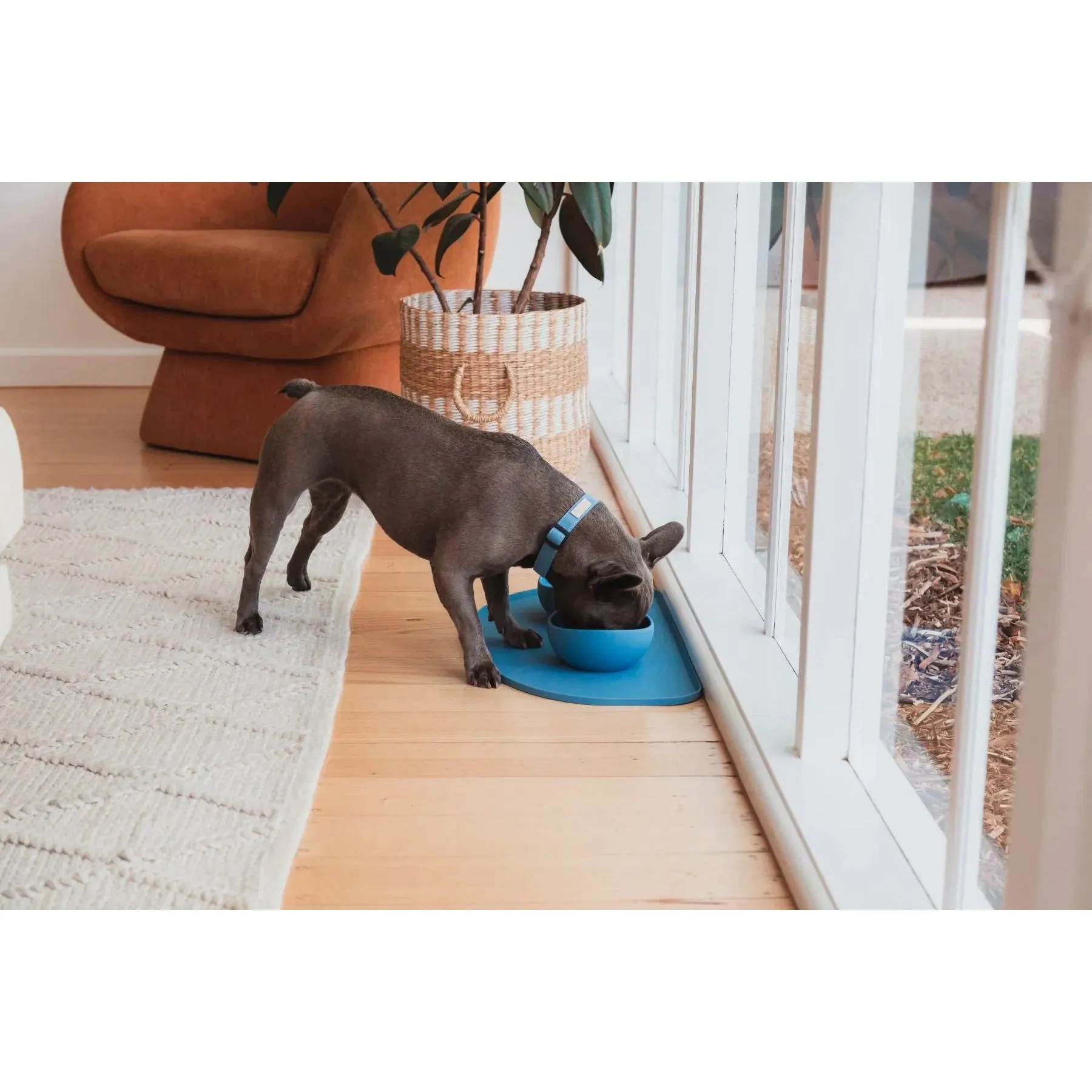 FuzzYard Life Silicone Feeding Mat French Blue^^^